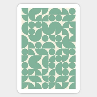 Peaceful Geometric Pattern - Shapes #7 Sticker